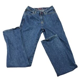 WRANGLER WOMEN'S COWBOY CUT DARK WASH HIGH RISE STRAIGHT LEG JEANS